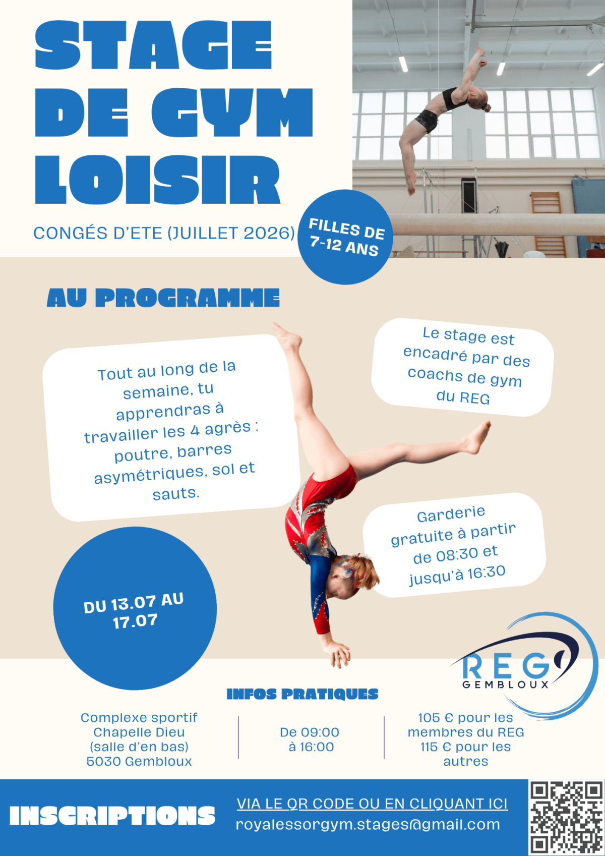 Stages Loisir de Juillet – Dernier&nbsp;appel